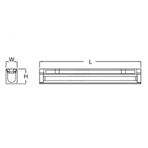 Drawing-โคมตัวยู-หลอด-t8.