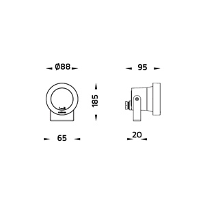 Drawing-โคมสปอตไลท์ ส่องต้นไม้ GU10 NOVA 5905