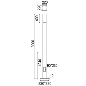 Drawing-ZINO-S LED 25W