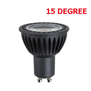 หลอดไฟ LED GU10-220v-7w-15degree-มุมแคบ