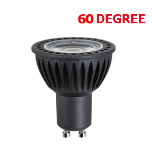 หลอดไฟ LED GU10-220v-7w-60degree-มุมกว้าง