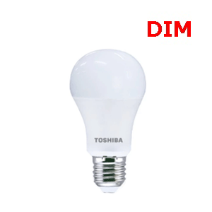 หลอดไฟLED-Toshiba-E27-A60--DIM--8W